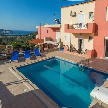 Idyllic 3 Bedroom Sea View With Private Pool Margarítai